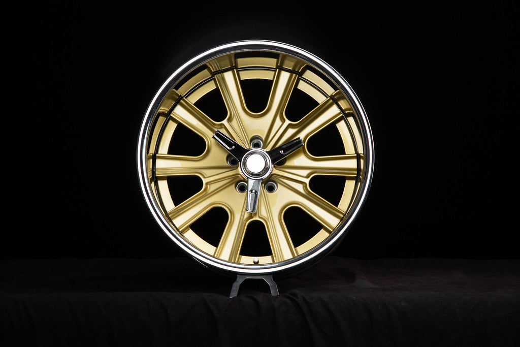 1968 Dodge Charger Custom Champagne Gold & Chrome Forged Wheels: RV-DF67