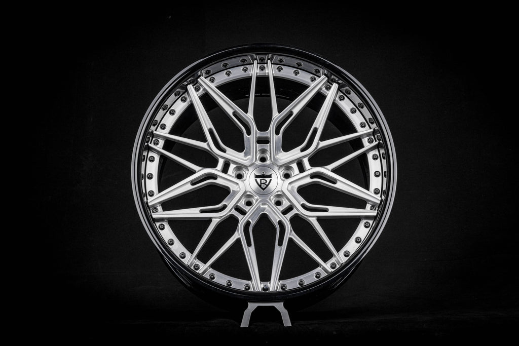 1980 Buick Regal Custom Deep Dish Brushed Aluminum Forged Wheels: RV-T081