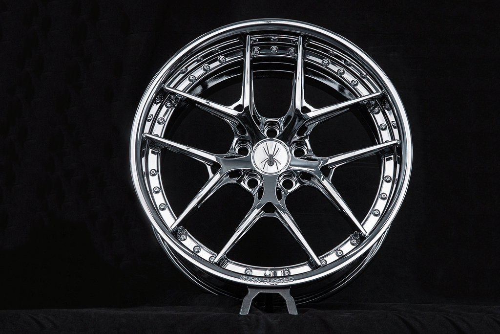 2012 Chevy Camaro SS Custom Deep Dish Chrome Forged Wheels: RV-DR08D