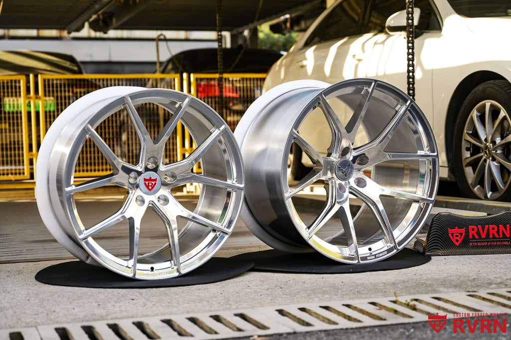 2023 Corvette C8 Z06 Custom Concave Polish Forged Wheels: RV-MC24