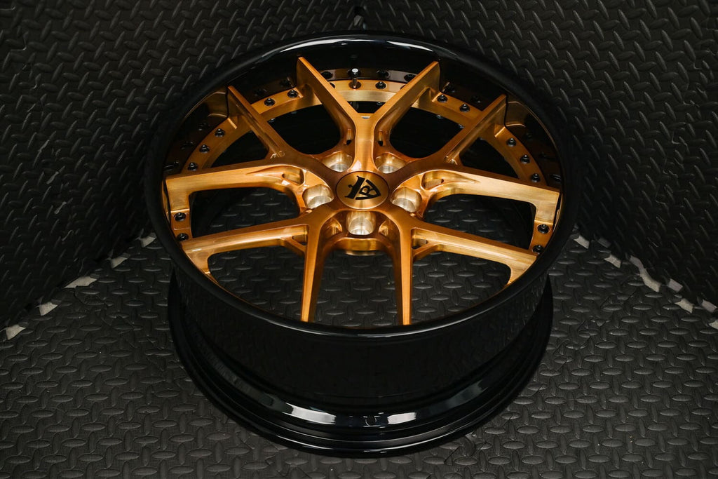 2024 Audi S5 Custom Deep Dish Transparent Copper Forged Wheels: RV-DR08