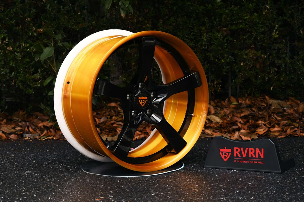 2011 Porsche Cayenne Custom Forged 22-Inch 5-Spoke Wheels: RV-DP223 Staggered Fitment | RVRN Wheels