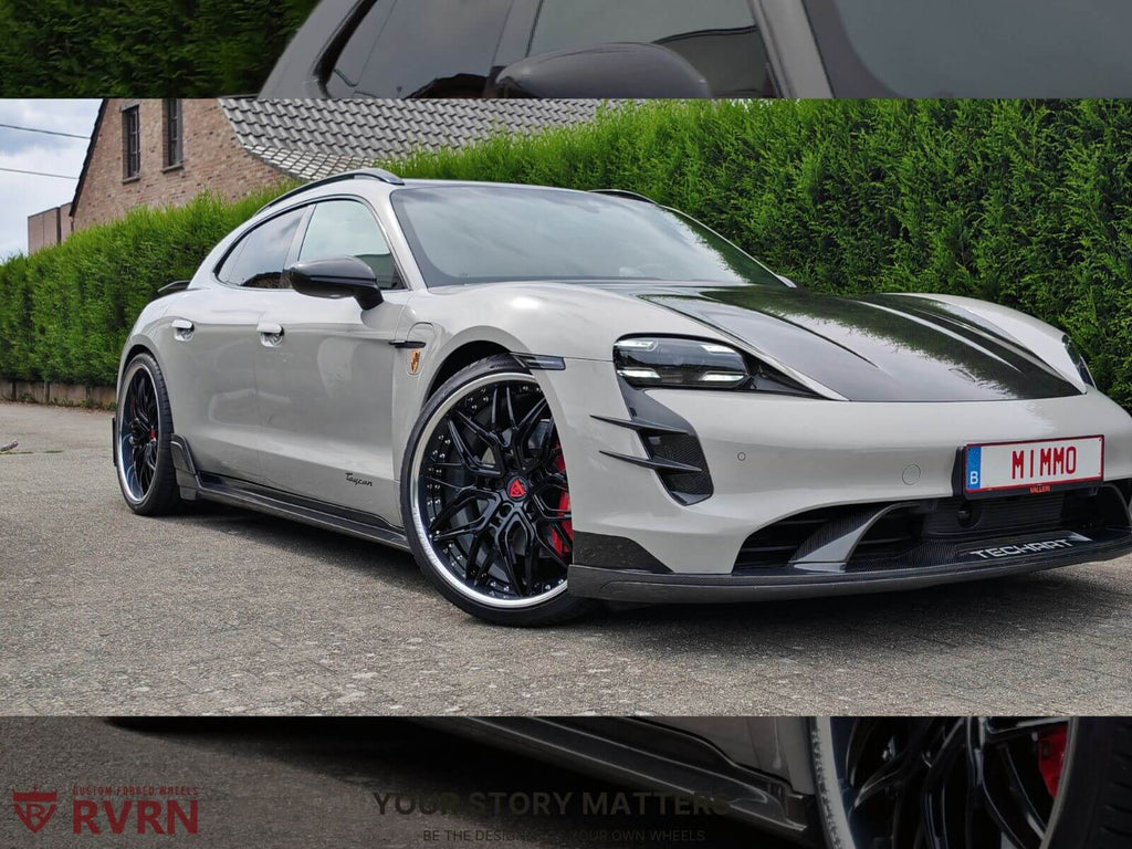 2022 Porsche Taycan GTS on RVRN Forged Wheels RV-T081
