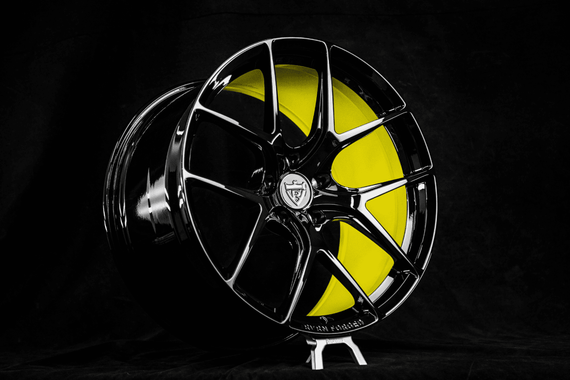 2015 BMW M4 F82 Custom Concave Accelerate Yellow Forged Wheels: RV-MR05
