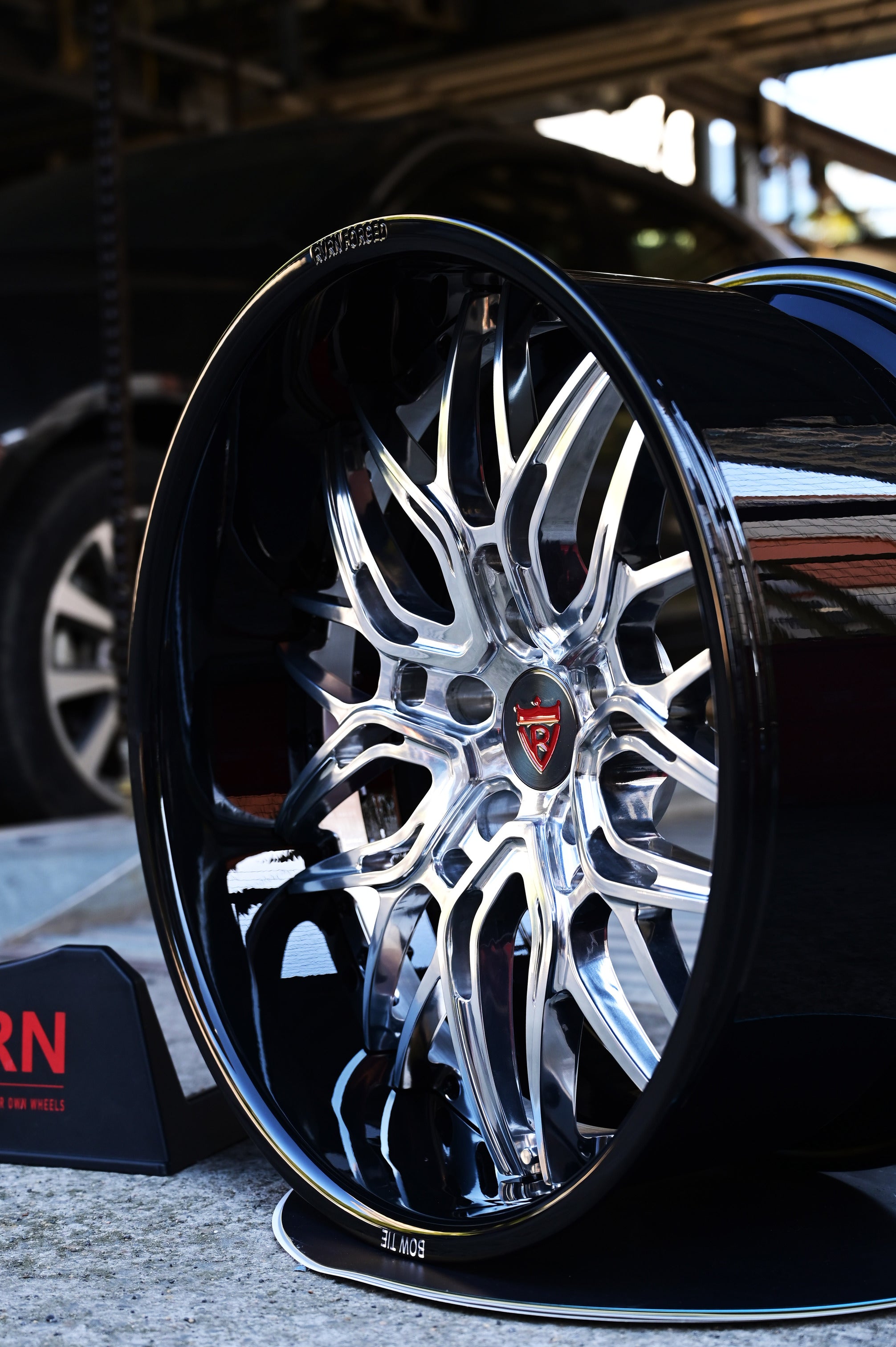 1972 Chevy Camaro Aftermarket Wheels-Custom Forged 2pc Deep Dish Polish and Black Rims-T081 Series