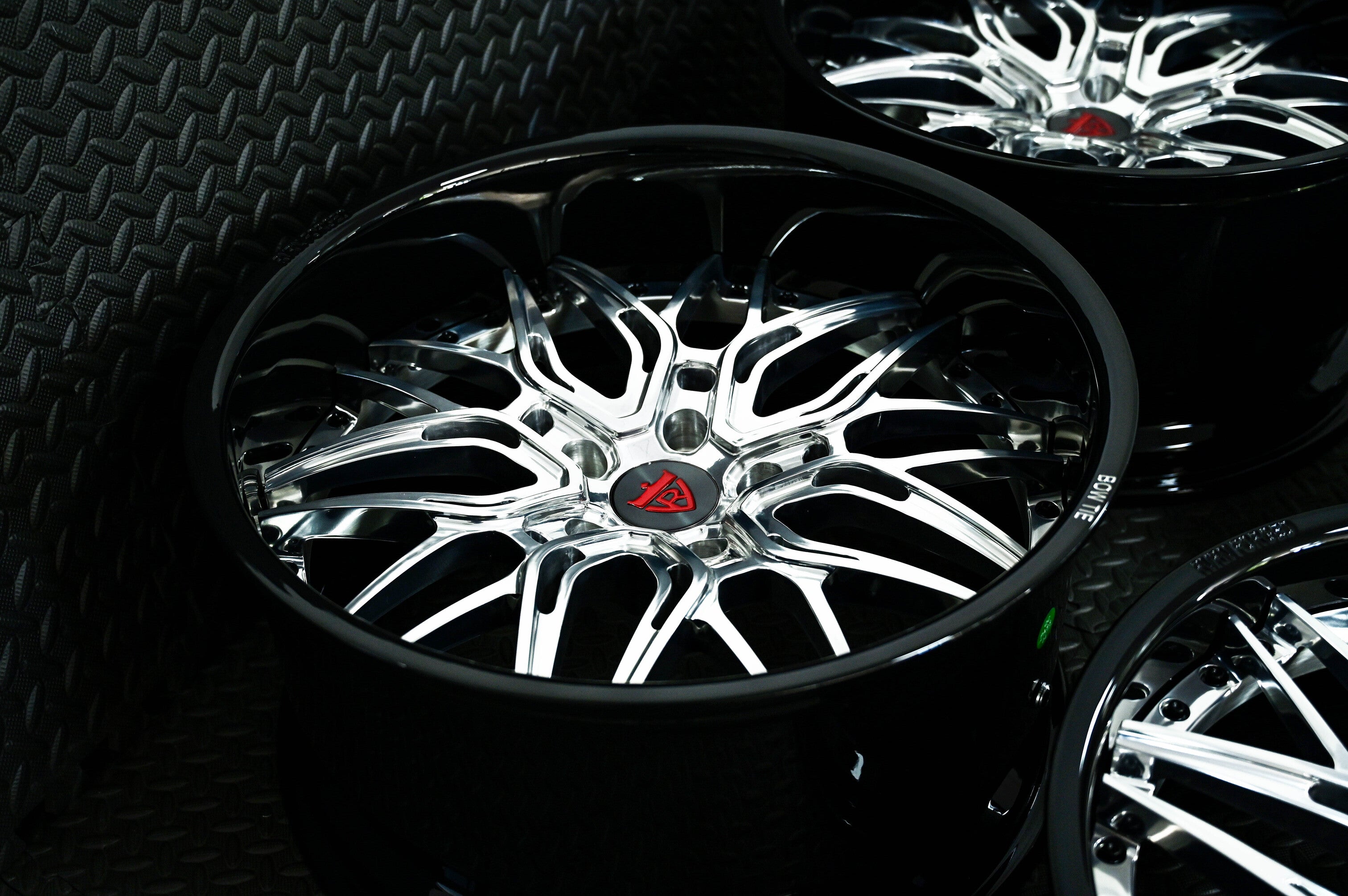 1972 Chevy Camaro Aftermarket Wheels-Custom Forged 2pc Deep Dish Polish and Black Rims-T081 Series