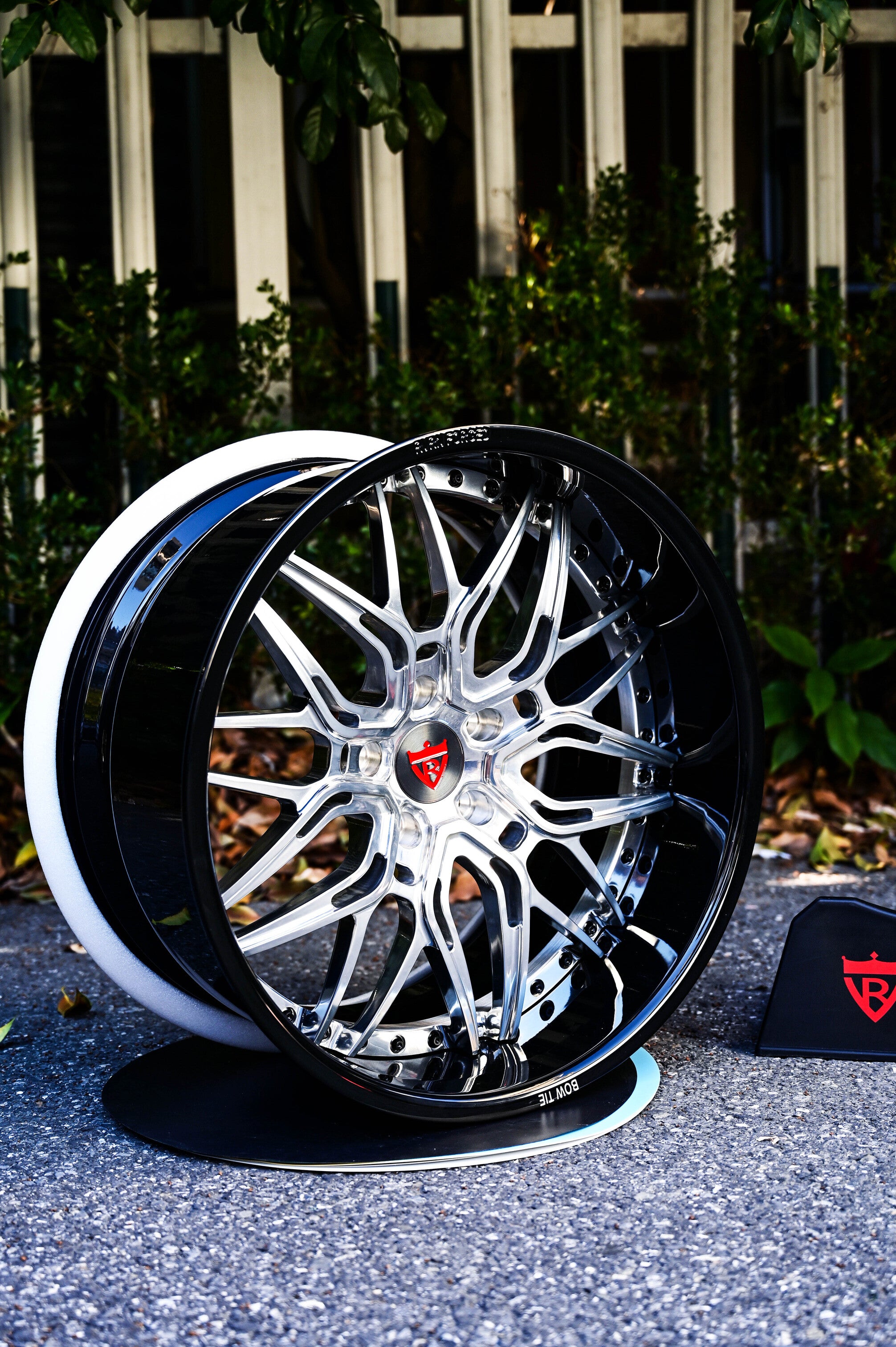 1972 Camaro Aftermarket Wheels-Custom Forged 2pc Deep Dish Polish and Black Rims-RVRN RV-T081 Series