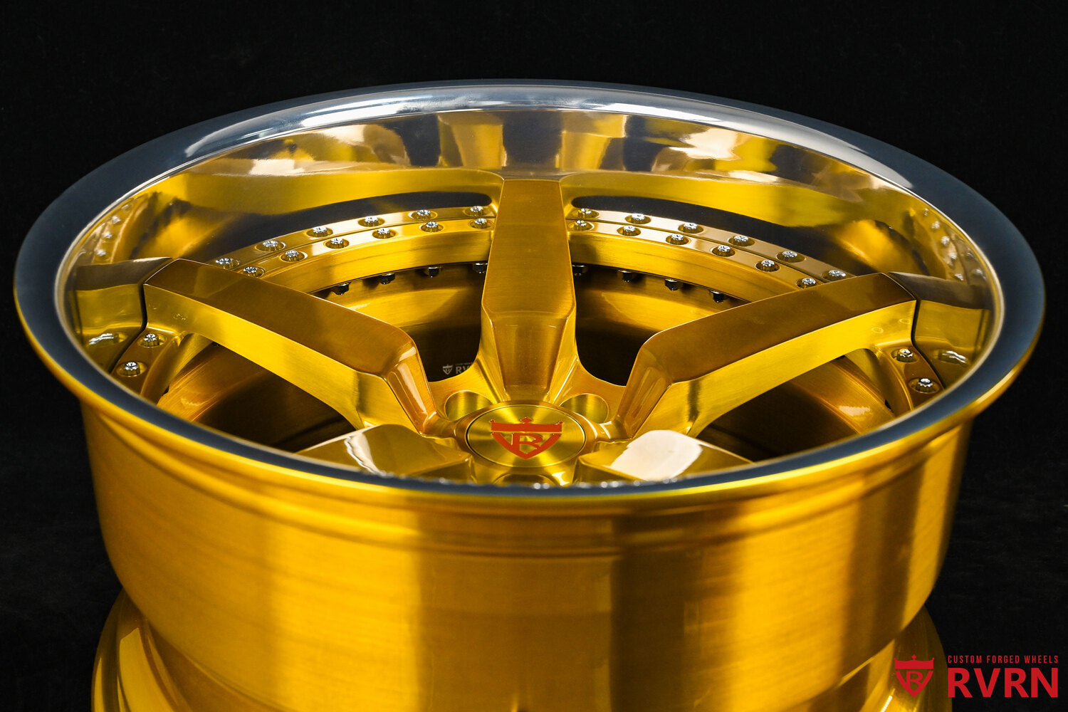 1977 Datsun 240z RV-DF14 wheels with polished aluminum lip