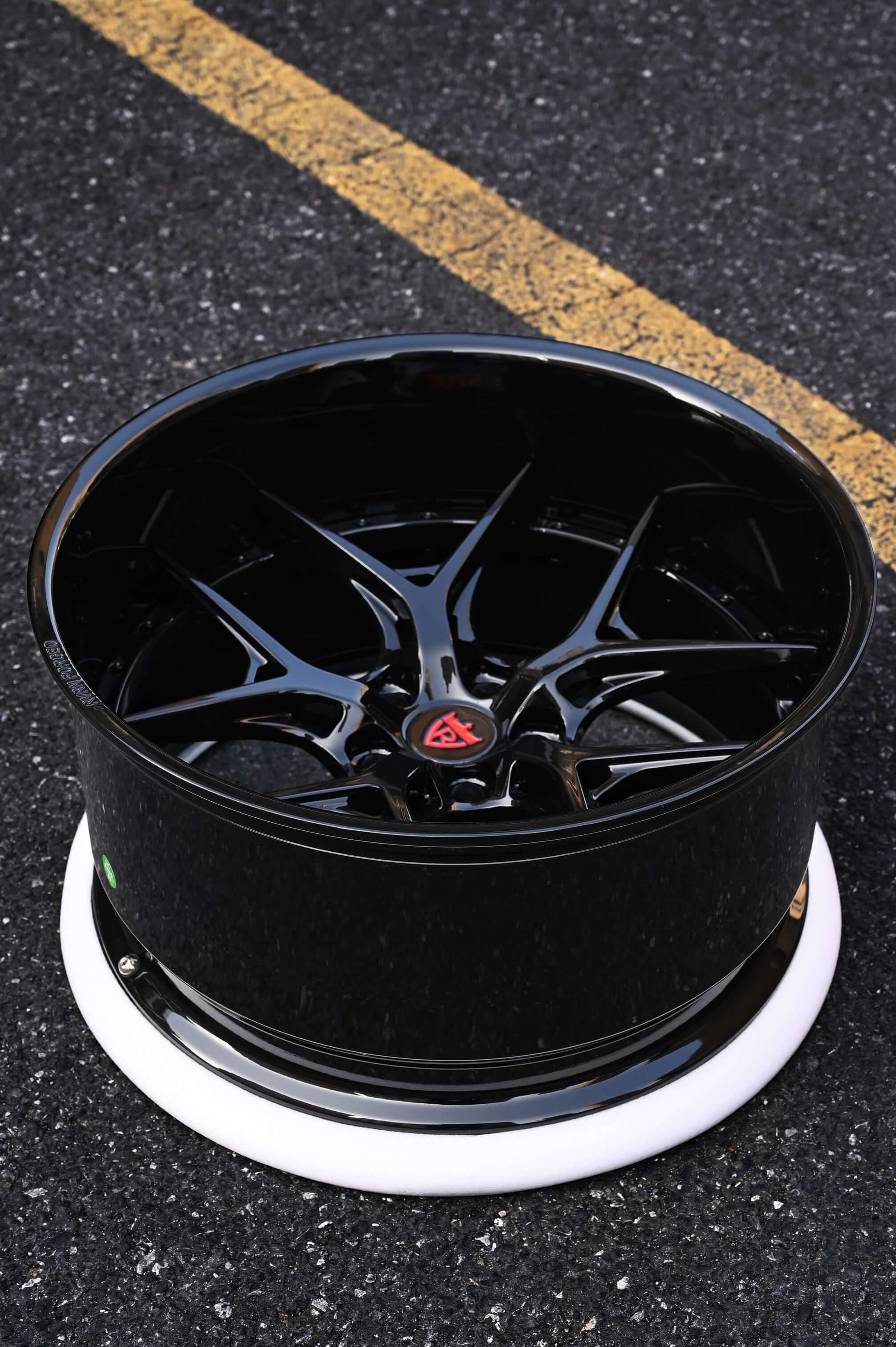 Chevy C10 Custom Aftermarket Wheels-Gloss Black Deep Dish Concave Forged Rims-RVRN Forged RV-DR08D Series