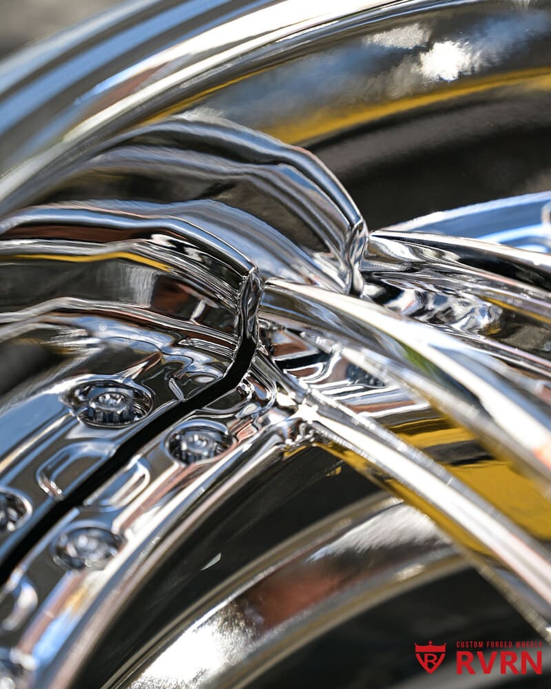 Alloy forged chrome wheels RV-DP03 22x8.5 22x10.5 Chevy Silverado