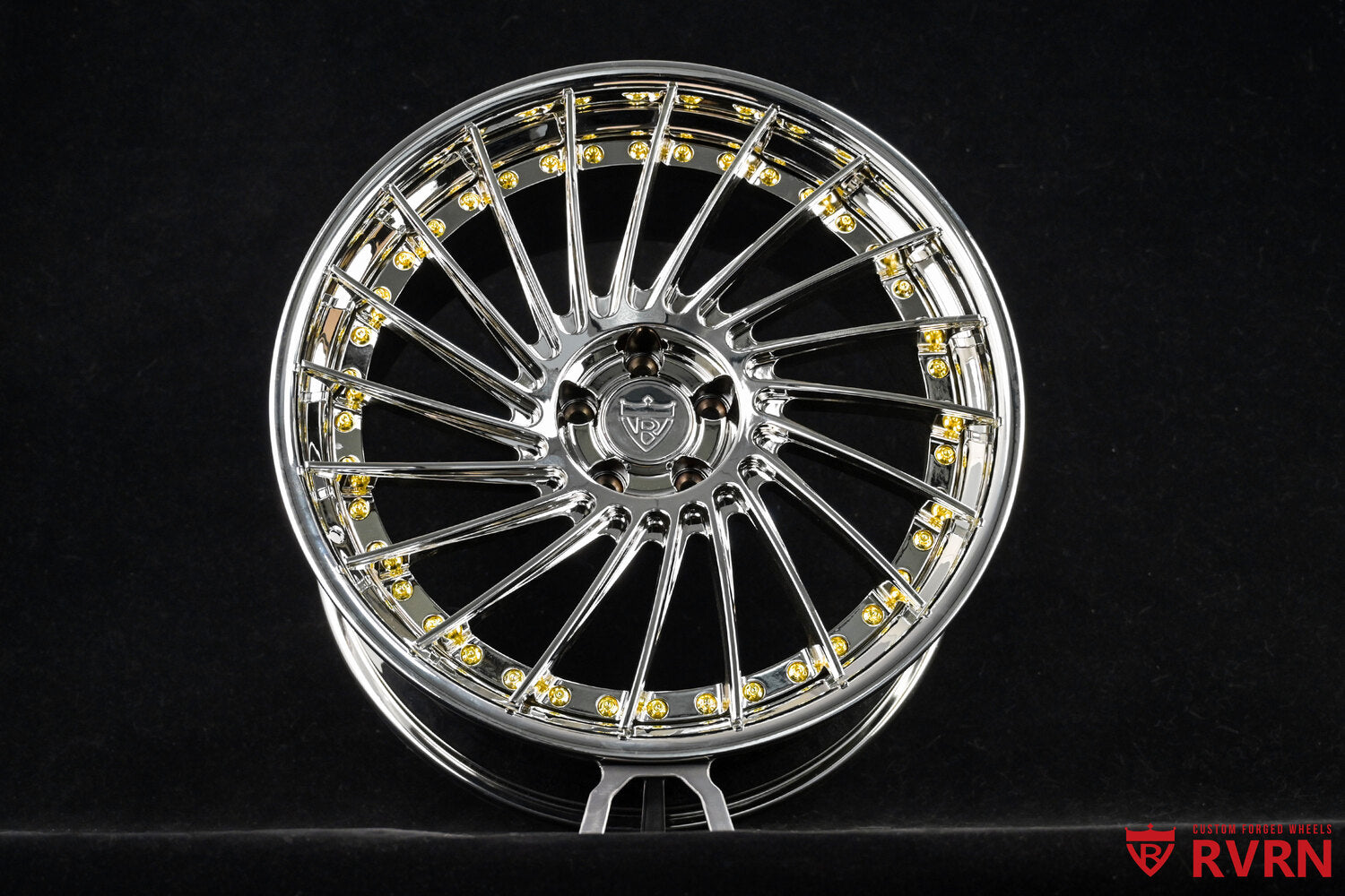 Perfect front fitment forged chrome rims on 2007 Mercedes Benz CL600