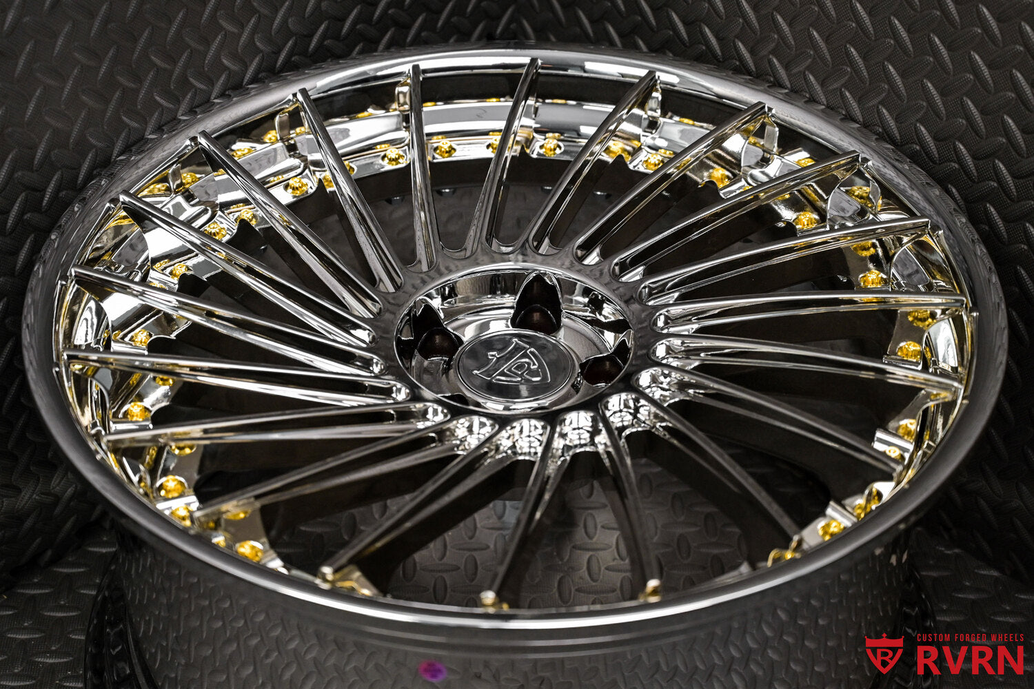 CL600 chrome deep dish wheels forged 21x10.5 rear fitment