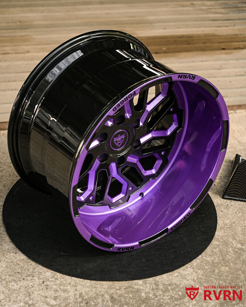 1 piece forged wheel for lifted Silverado — RVRN MH01 custom build.