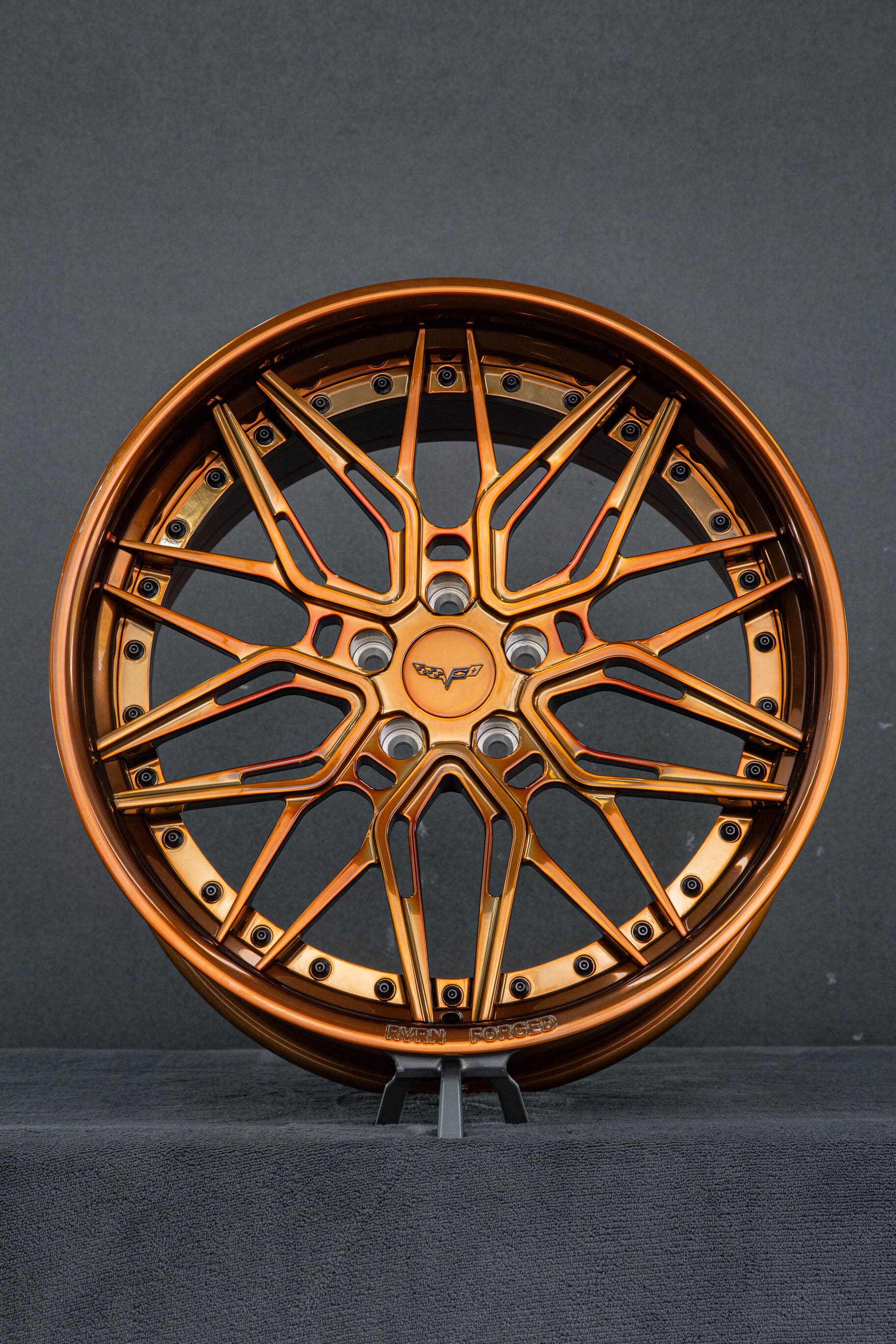 Custom flush fitment deep dish wheels for the 2008 Corvette C6.