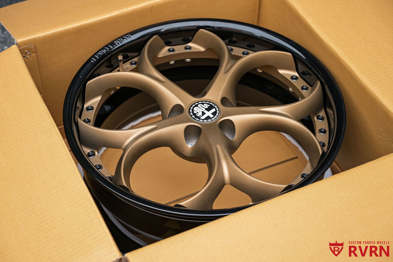 Custom bronze spoke wheels for Alfa Romeo – RV-DS016 model