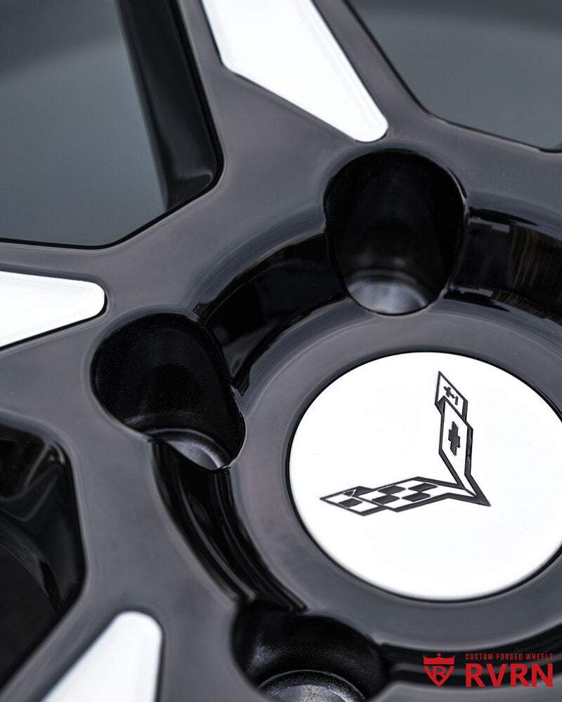 18x8.5 front forged wheel fitment Corvette C7 custom build