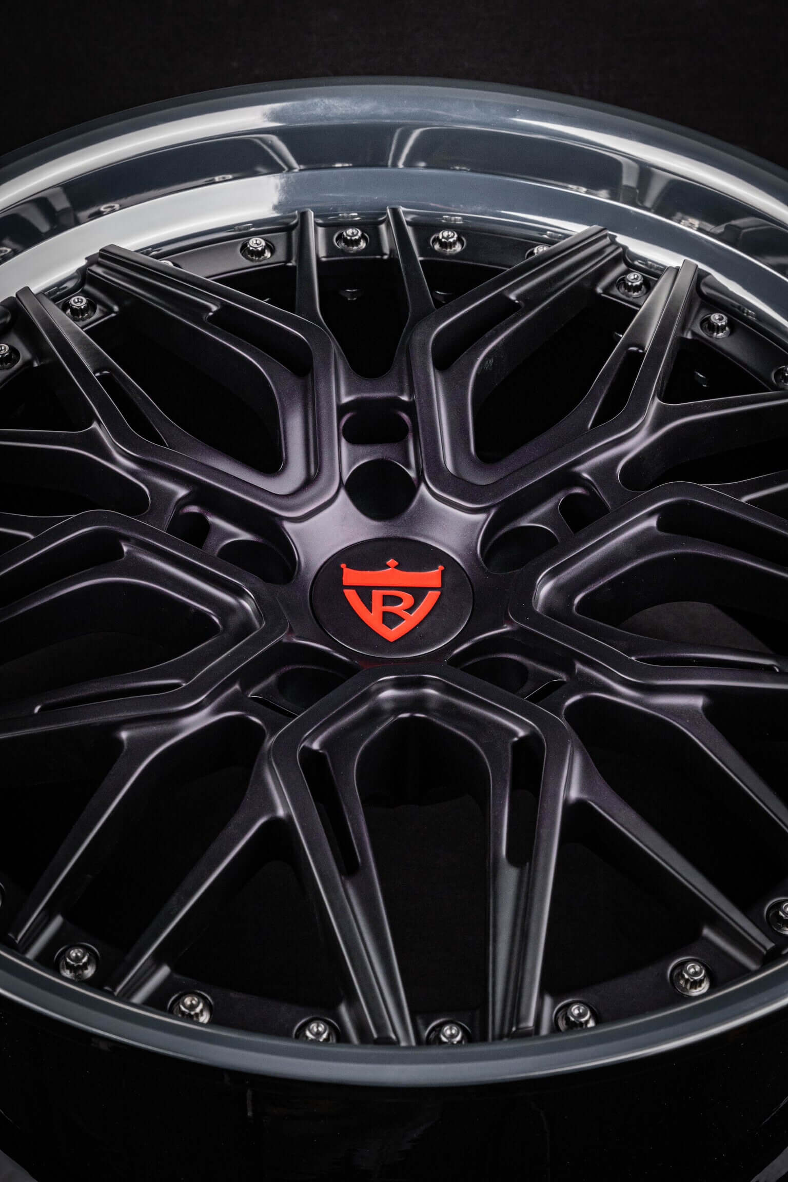Deep dish RV-T081 forged wheels for 2015 Camaro SS