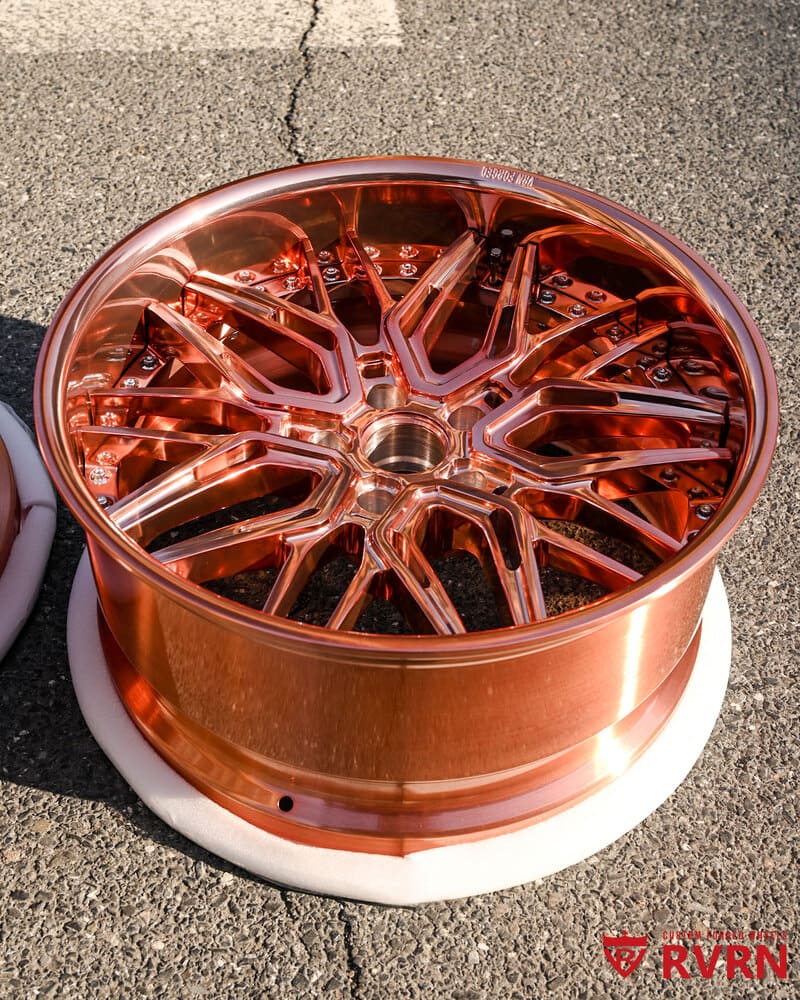 20-inch polished finish RVRN wheels for 2016 Chevy Camaro SS