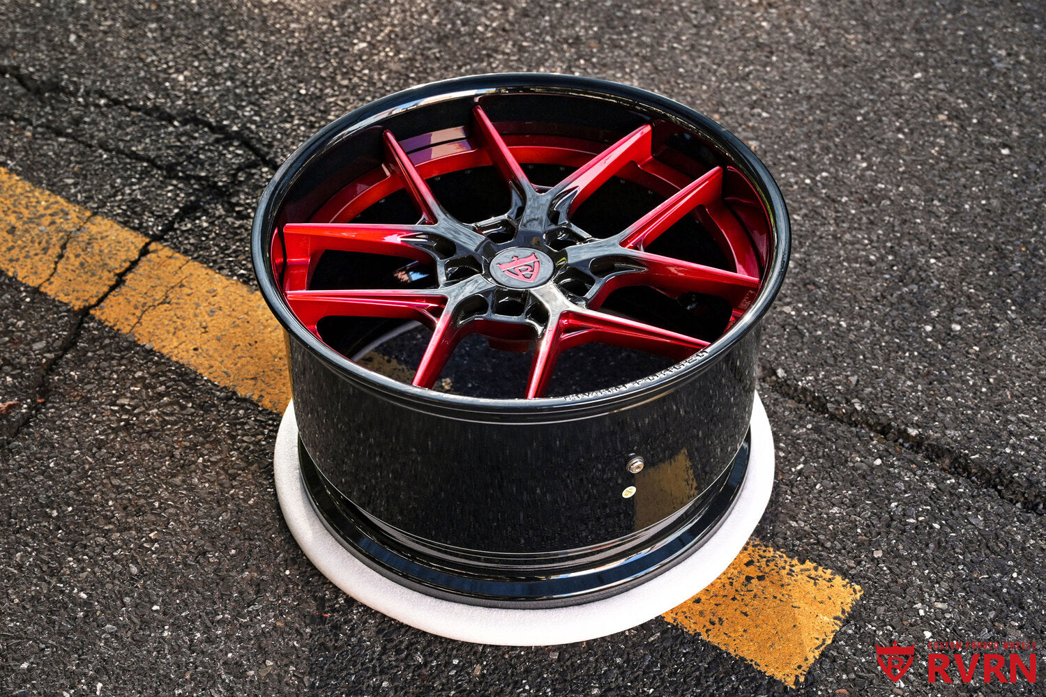 2016 Corvette C7 Z06 custom forged wheels side profile