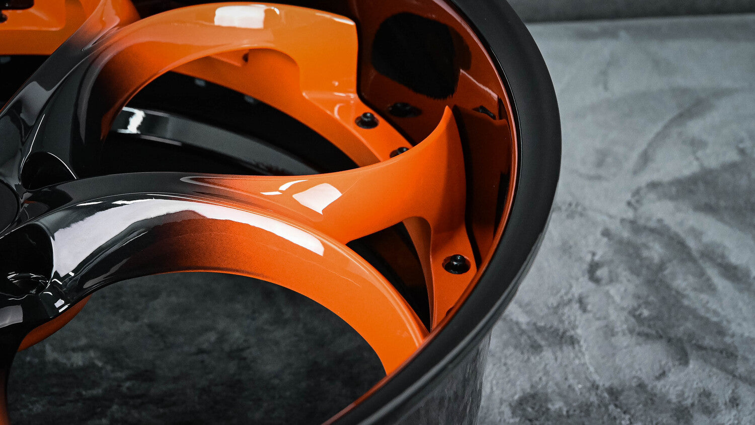 22x11J rear wheel design on custom Jaguar F Type build