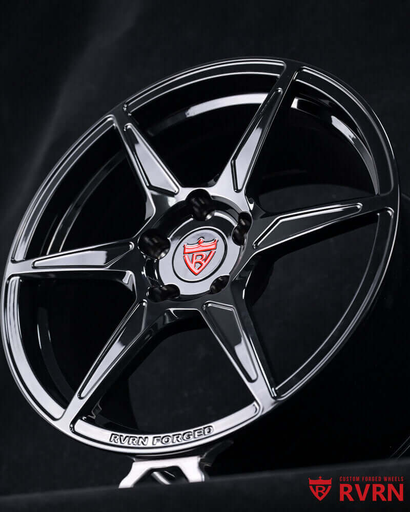 Deep dish forged black wheels RV-MC19 for 1969 Camaro Z28 custom build