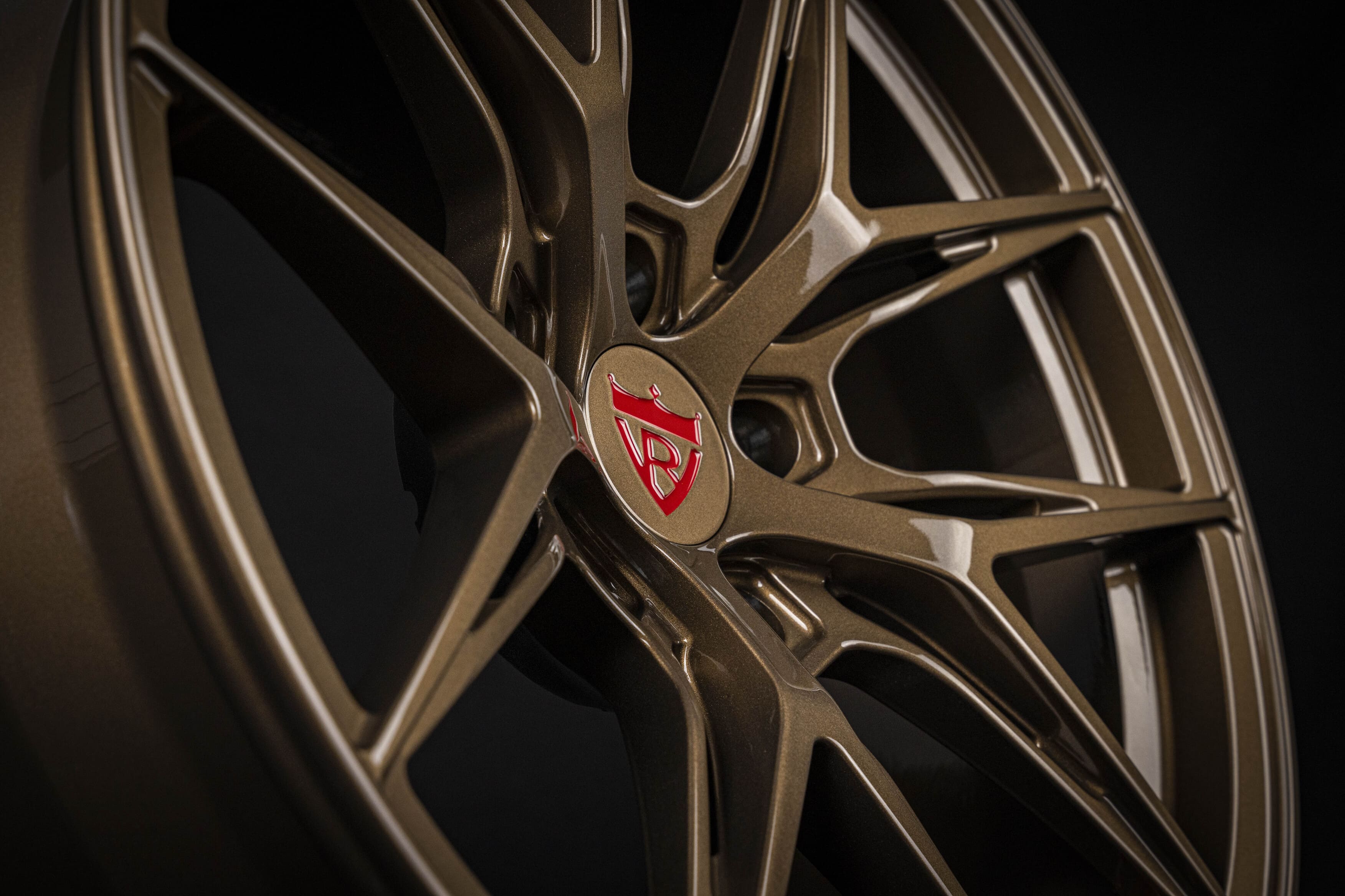 Camaro SS featuring deep concave bronze wheels by RVRN – design your own setup