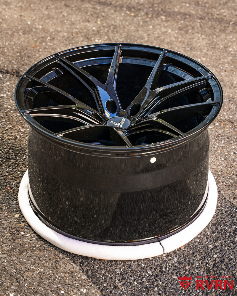 2023 Corvette C8 Z06 custom wheels perfect fitment forged black RV-MC24