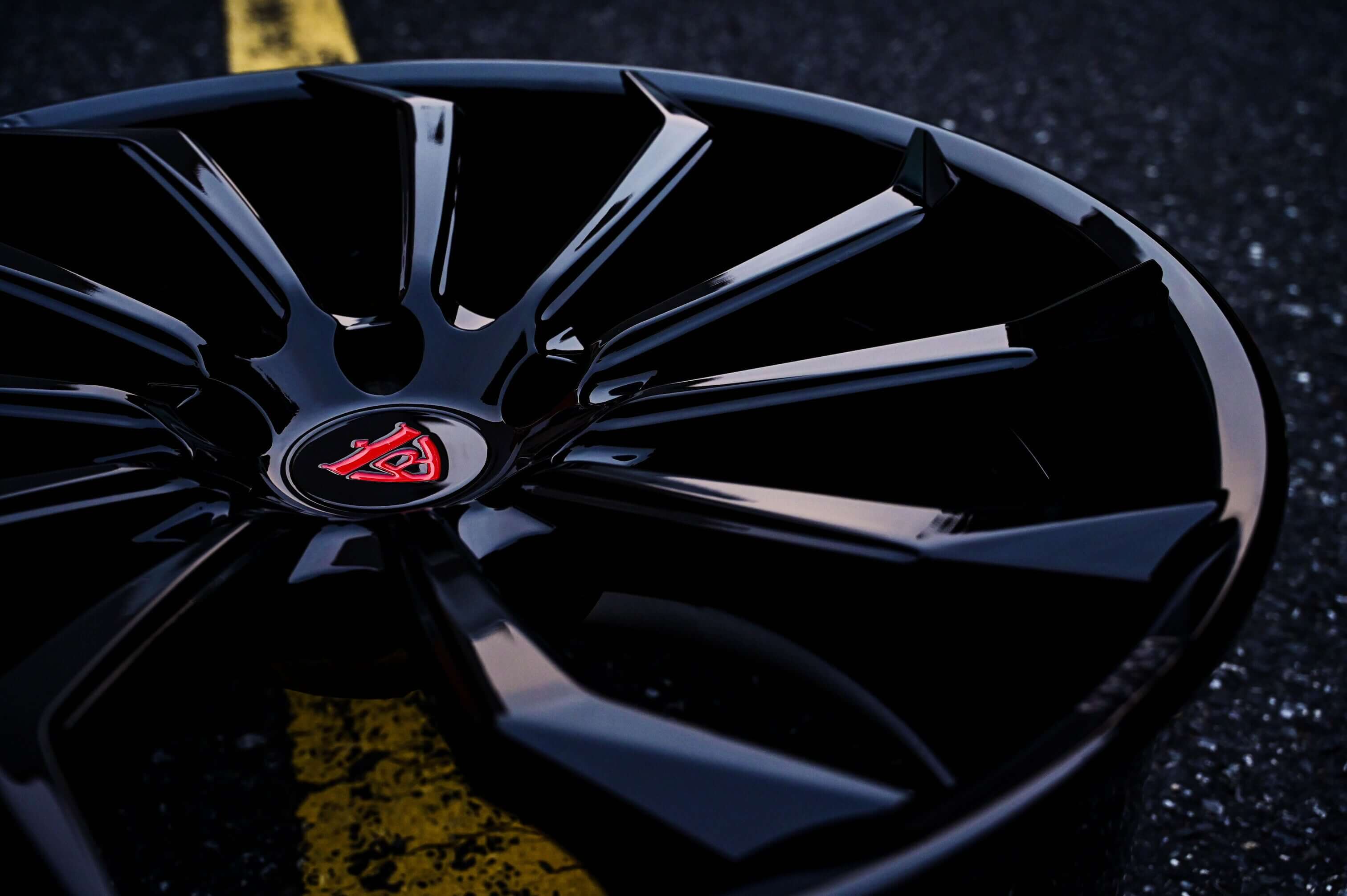 2023 Corvette C8 2-Piece Gloss Black Custom Forged RNRN RV-DC01 Series Wheels
