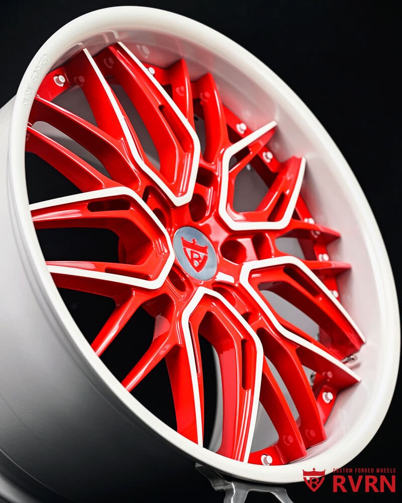 20x9 front RV-T081 custom forged wheel on 2024 Corvette Stingray