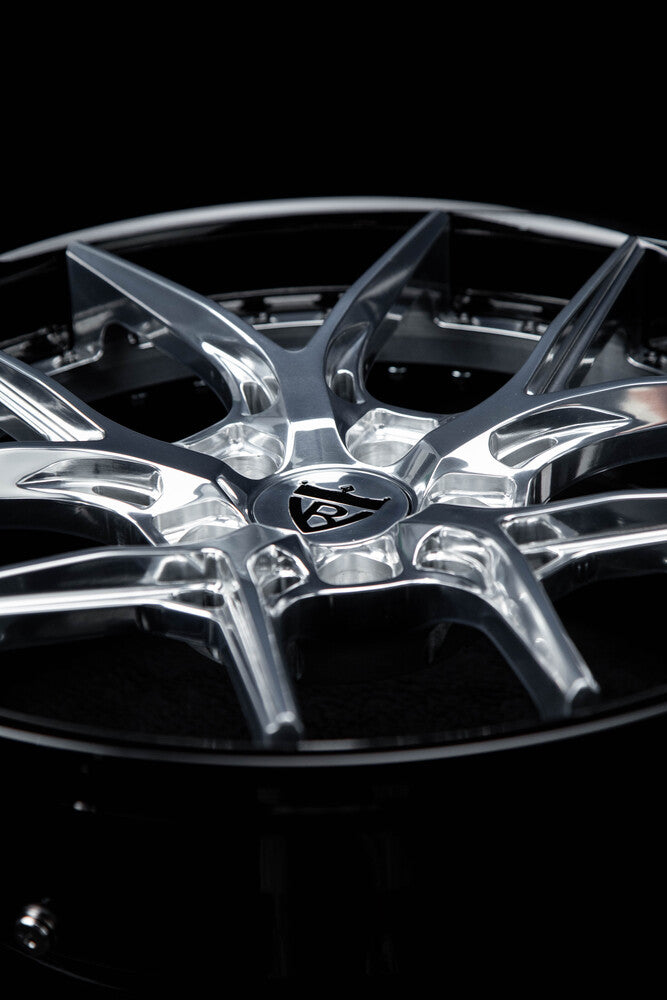 Lexus F Sport forged wheels with gloss black barrel