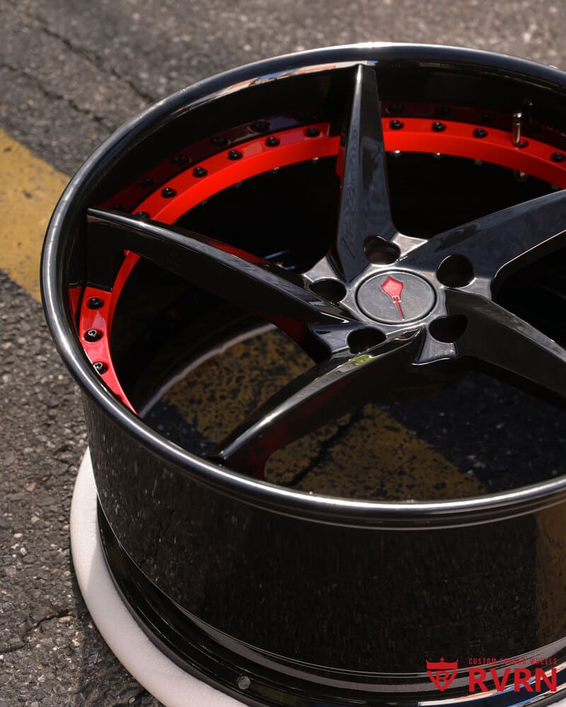 Corvette Z51 rear custom forged concave rim 22x12