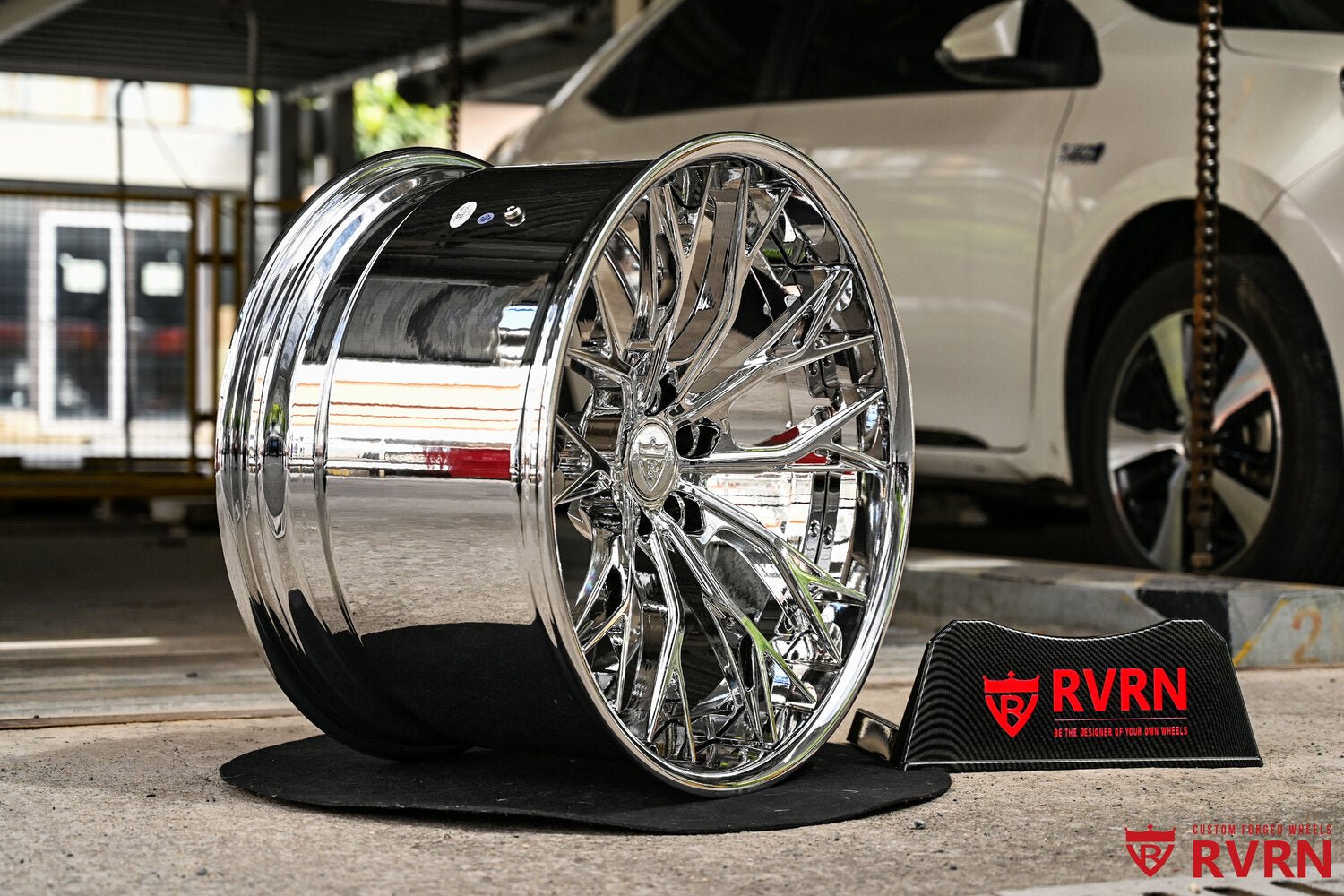 RV-DC04 two-piece forged custom wheels for Corvette C8 Z06