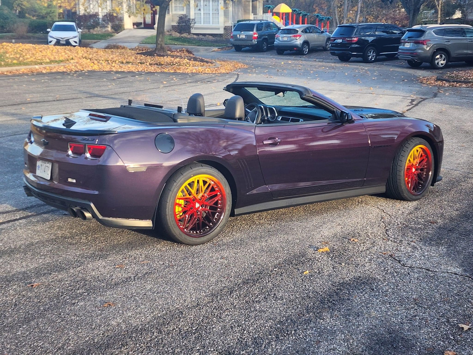 Camaro wheels-deep dish custom forged rims-RV-T081