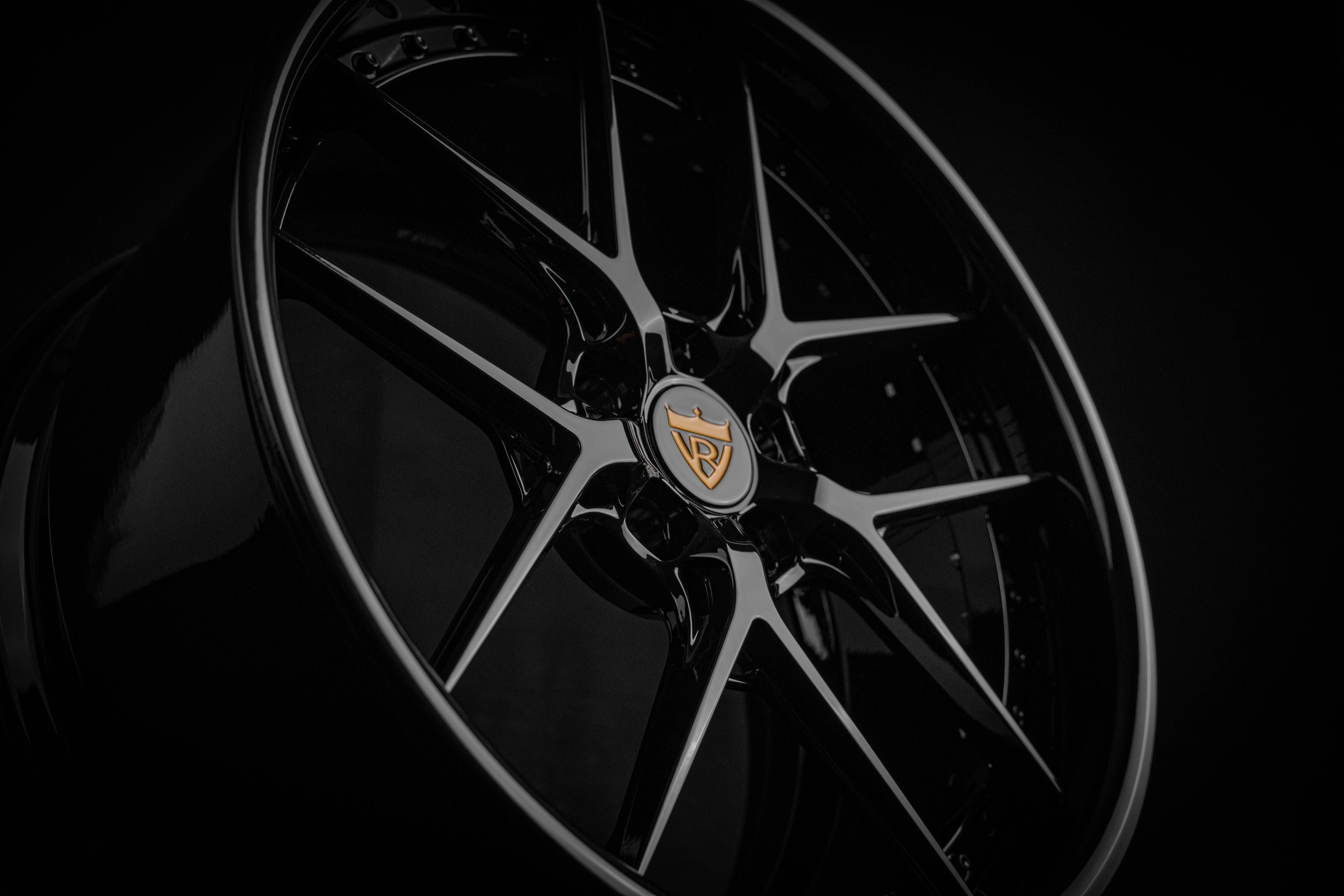 Custom BLACK FORGED WHEEL for Corvette C8 Z51 RV-DR08 by RVRN WHEELS