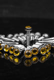 Crystal shiny screws for Dodge Dakota R/T wheels, custom 6 lug rims, custom-forged rims, 17-26inch available, adorned with rhinestones