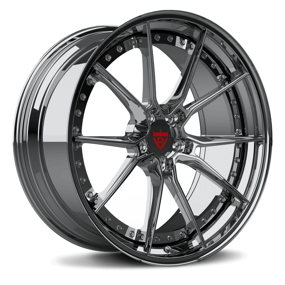 Chrome forged wheels for Dodge Ram 1500 – 10-spoke luxury truck rims