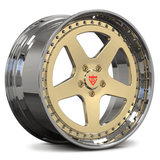 CUSTOM FORGED 2-PIECE OLD SCHOOL WHEELS: RV-DC03