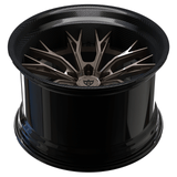 CUSTOM FORGED 2-PIECE DEEP CONCAVE WHEELS RV-DC04 bronze wheel designed for Corvette C8 Z06 by RVRN Wheels