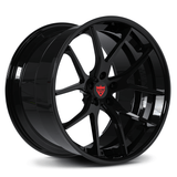 Aston Martin Vantage wheels in glossy black, custom-built to order-RVRN custom forged 2-piece wheels RV-DC24