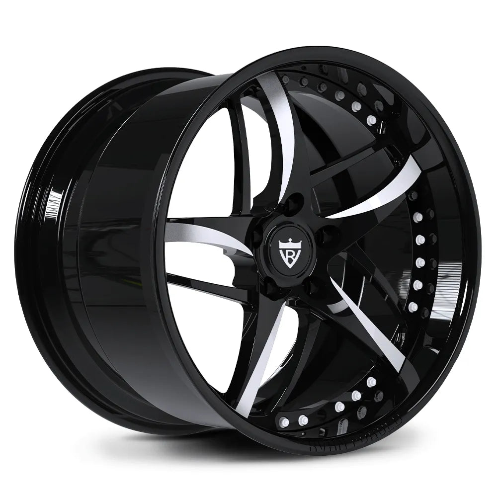 White Spoke Custom Forged 2-Piece Deep Dish Wheel – Performance Street Rims for Any Car