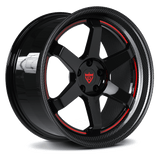 CUSTOM FORGED 2-PIECE 6 SPOKE WHEELS: RV-DF37
