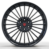 Custom-forged rim for Dodge Dakota R/T, 6 lug, 17-26 inch, aerospace-grade forged 6061-T6 aluminum, max concavity for brake clearance.