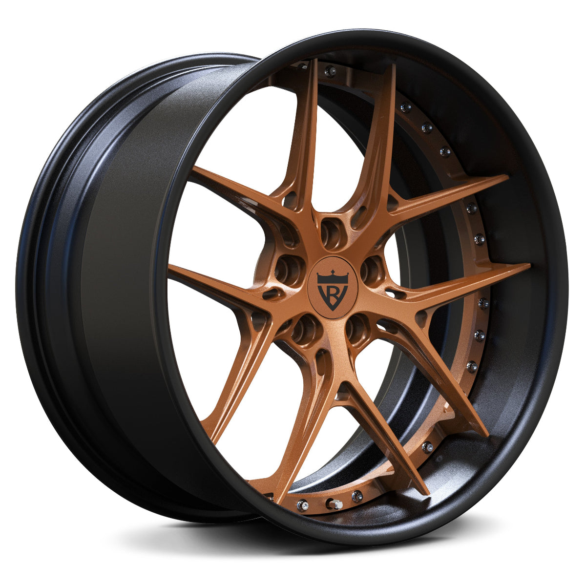 Custom 18-inch bronze forged wheel for 1970 Chevelle-RVRN Wheels RV-DR08 Seeiwa