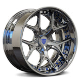 Chevy camaro custom aftermarket wheels-deep concave chrome custom rims- RVRN Forged RV-DR08D