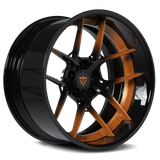 CUSTOM 2-PIECE FORGED WHEELS : RV-DR08D HIDDEN SCREWS