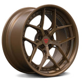 Sleek bronze color RV-DR08 Step Lip Wheels for 2017 Camaro ZL1
