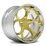 CUSTOM 2 PIECE FORGED BLACK WHEELS: RV-DS016