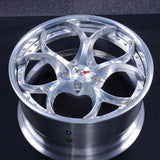 Custom forged aluminum wheel design, showcasing intricate details for Corvette C8 aftermarket rims and custom wheels.