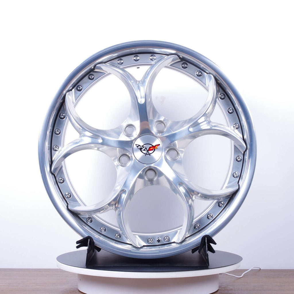 2000 Corvette C5 Wheels-custom aftermarket polish forged 2-piece series-RVRN RV-DS016 Forged
