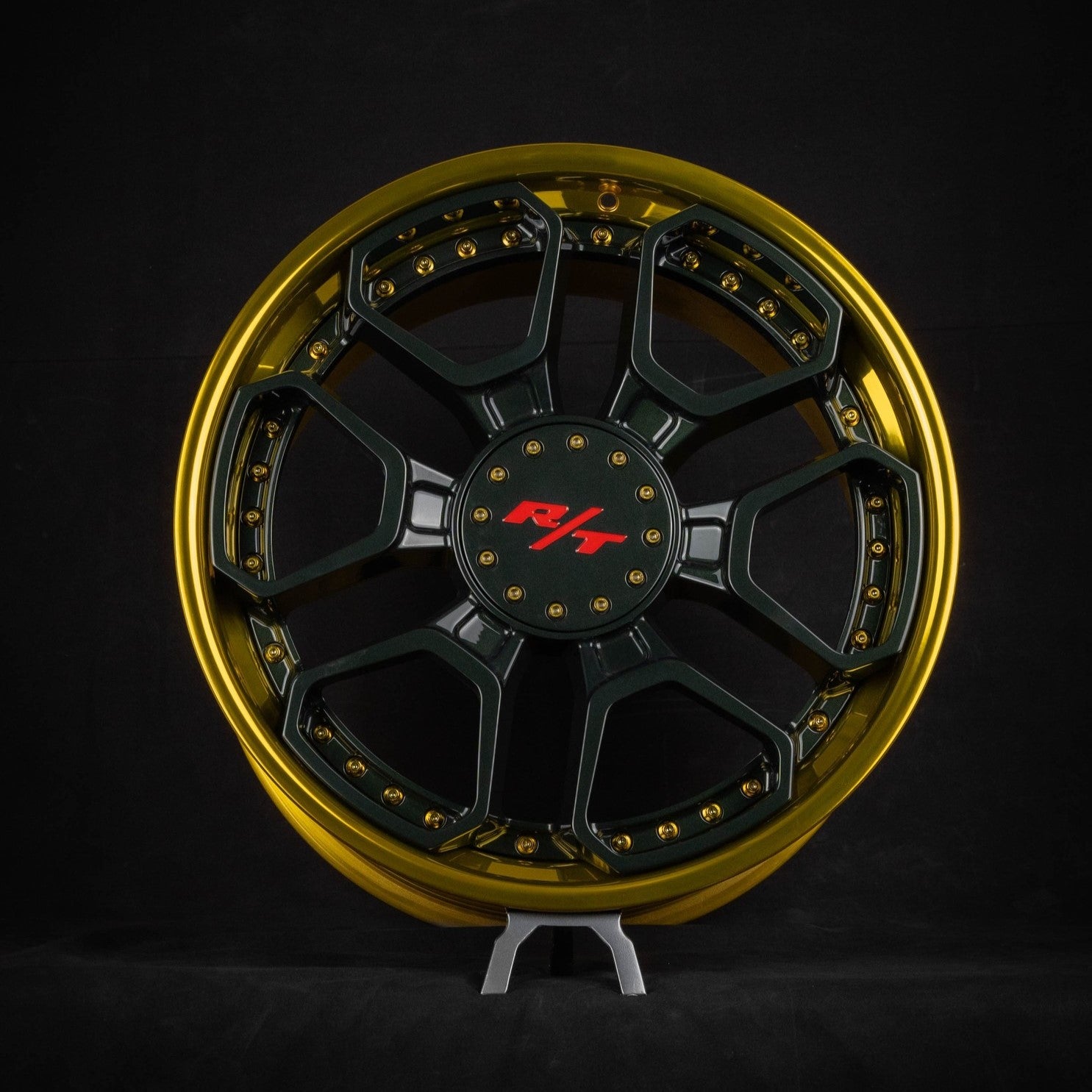 Stylish black and gold 6 lug Dakota RT Wheel for Dodge Dakota trucks